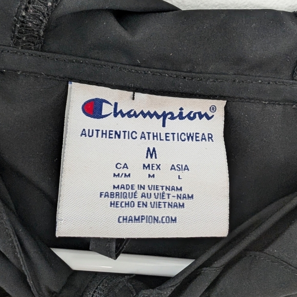 Champion Black Windbreaker with Gold Lion Logo - Picture 6 of 8